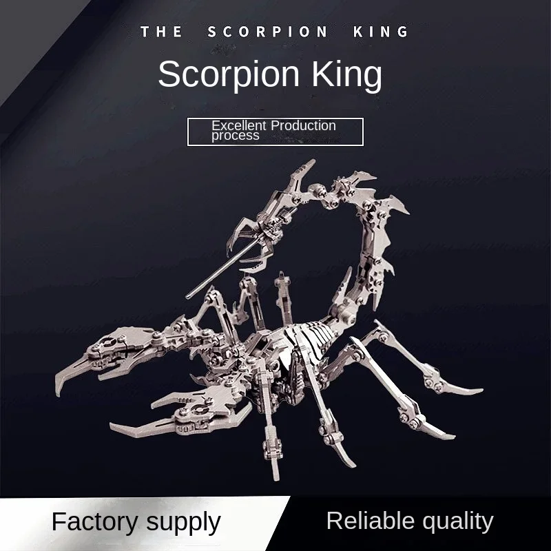 

Steel Wraith Scorpion King Colorful Scorpion Three-dimensional Puzzle Metal Puzzle Mechanical Insects Children Educational Toys