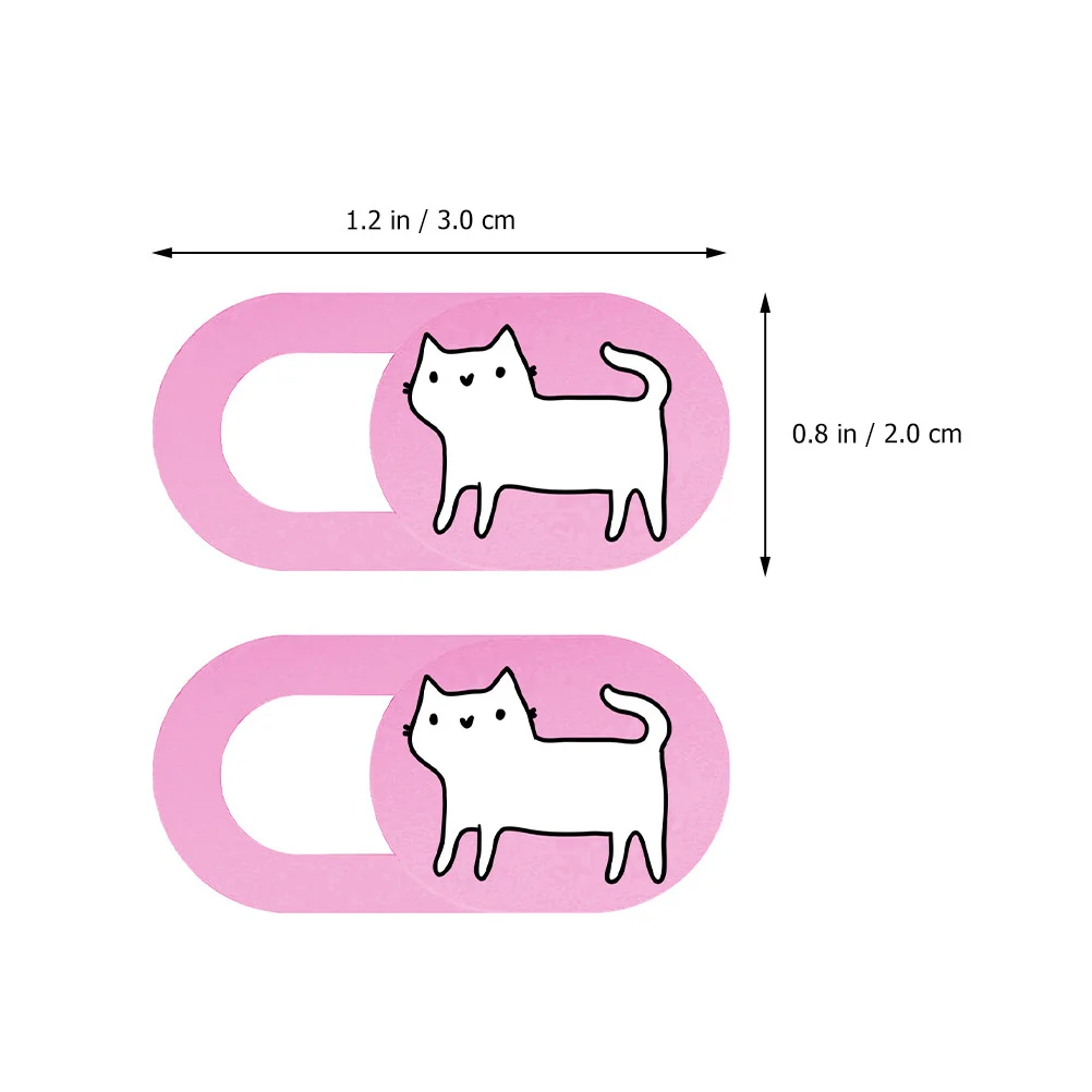 2 قطعة غطاء كاميرا الويب الشريحة رقيقة جدا مادة ABS حماية الكاميرا لأجهزة الكمبيوتر المحمول سطح المكتب اللوحي حامي عدسة الخصوصية المنزلق #3