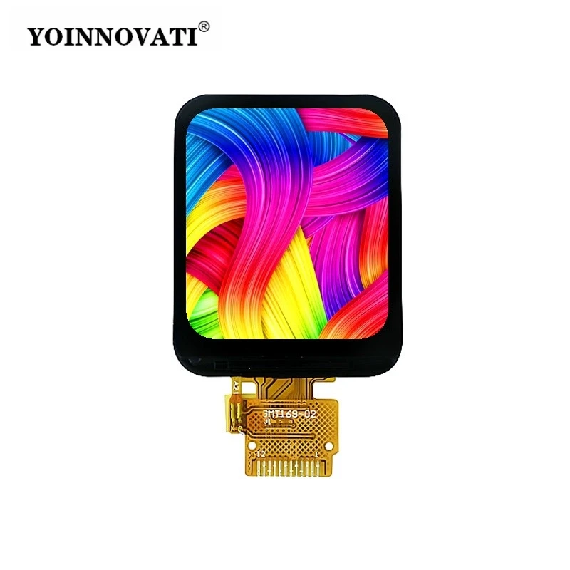 1.69-Inch IPS TFT LCD Display Module with 240x280 Resolution, SPI Interface, and ST7789V Controller Round-Cornered Screen