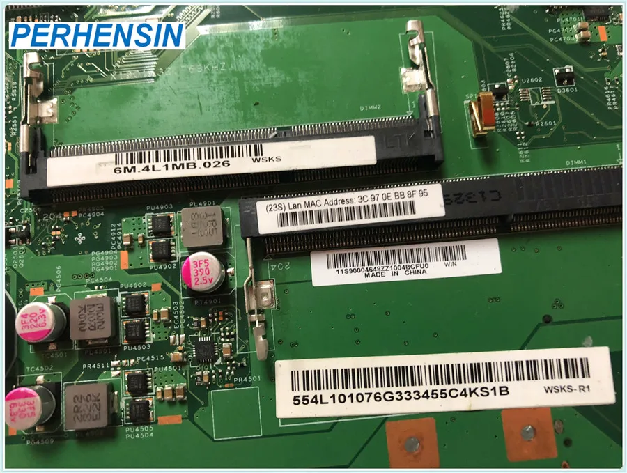 48.4L106.011 laptop motherboard for lenovo N410 14 inch SR16Q i3-4010U GT 720M HD 4400 Mainboard 100% Perfect Work