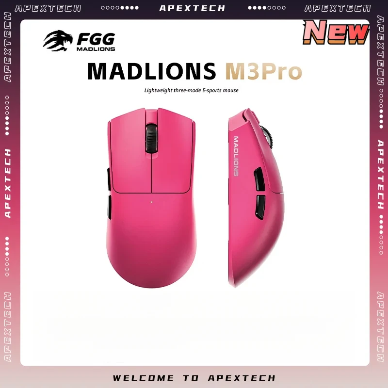 fgg-madlions-トライモード-ワイヤレス-ゲーミング-マウス-paw3395-26000dpi-59g-超軽量-中～大型の手用-eスポーツ-ゲーマー-ギフト