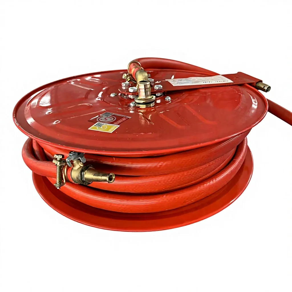 20m-25mm Retractable Hose Reel Flexible Fire & Water Garden Hose Reel