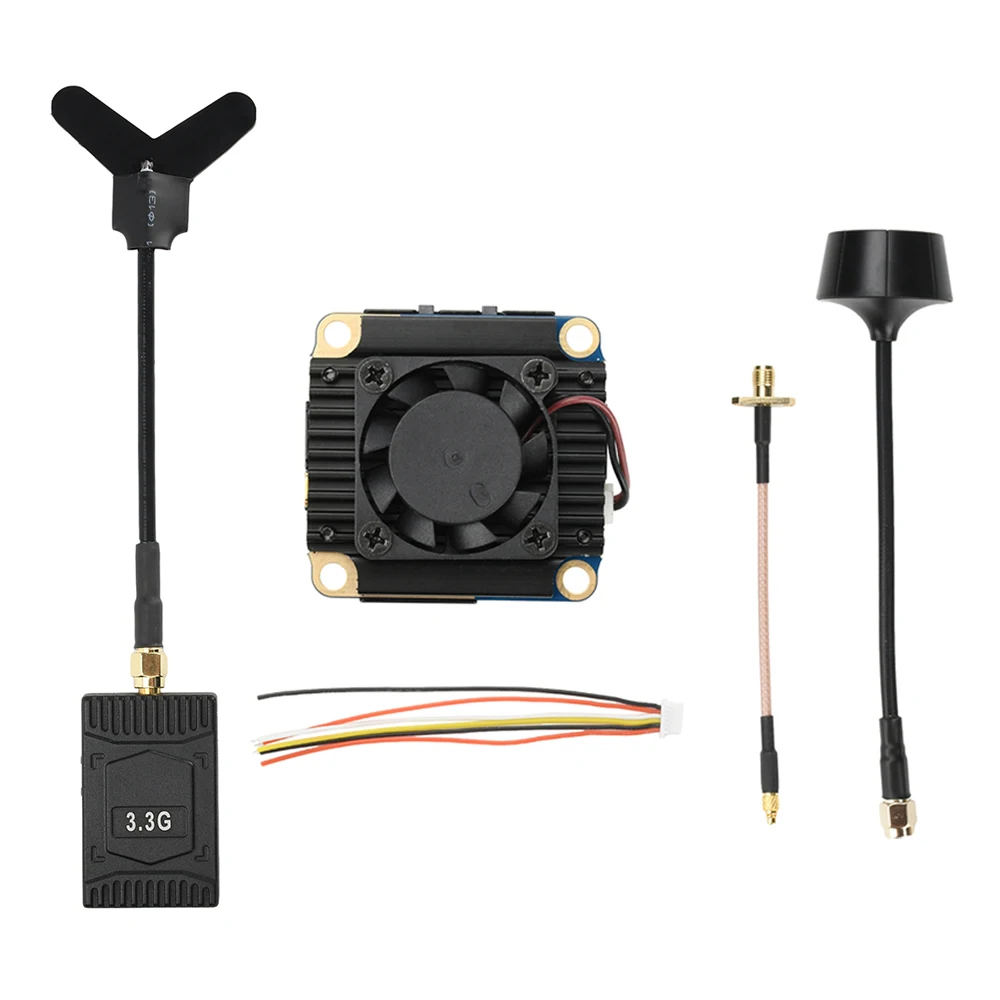 16CH 3GHz 4W 6W VTX/VRX ワイヤレスオーディオ/ビデオトランスミッターとレシーバー FPV RC レーシングドローンゴーグル用アナログマッピングモジュール