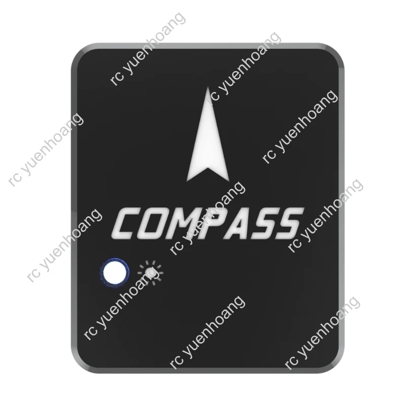 1PCS RC Drone External RM3100 Compass with LED Indicators 80Hz Output CAN/I2C Interface Support PX4/Ardupilot Flight Controller
