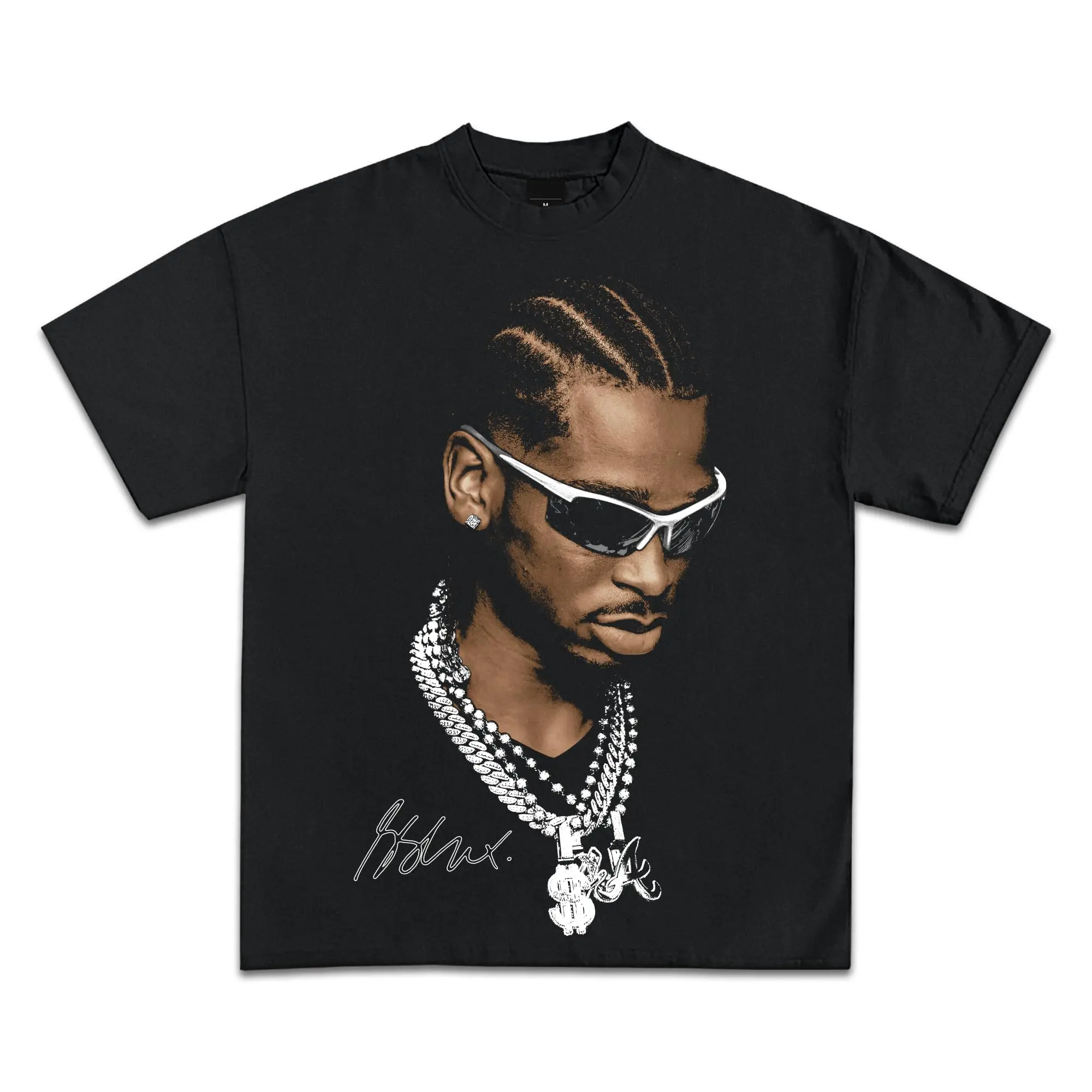 Popkultur Vintage Grafik T-Shirt Kollektion Amerikanischer Rap Basketball Streetwear Hip-Hop Y2K Premium Qualität Herrenbekleidung Kurzarm – Detail 14