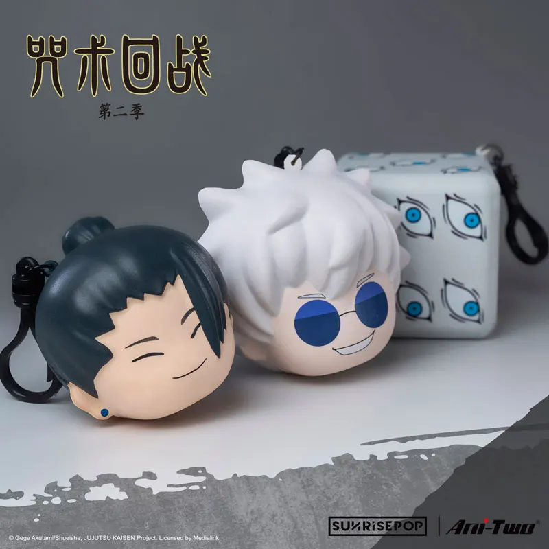 Anime Jujutsu Kaisen Satoru Gojo Geto Suguru Prison Gate Frontier Squeeze Toy Pendant Anti Stress Release Hand Relax Gift Toys