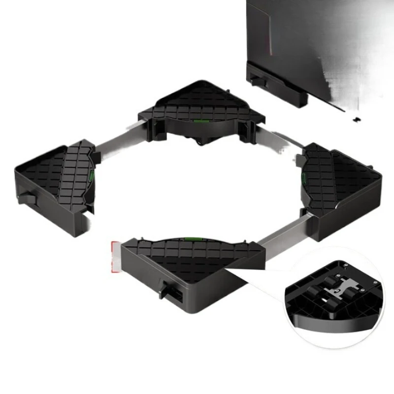 

Washing machine rack base, drying and washing integrated base