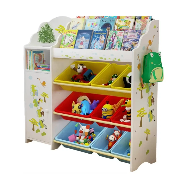 Stylish Kids' Wooden Bookshelf – Ideal for a Children's Bedroom  Durable and Safe Bookcase Made of High-Quality Wood