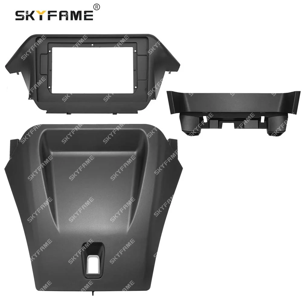 SKYFAME-Adaptador de Fascia para marco de coche, decodificador de caja Canbus, Kit de Panel de montaje de tablero de Radio Android para Honda Odyssey