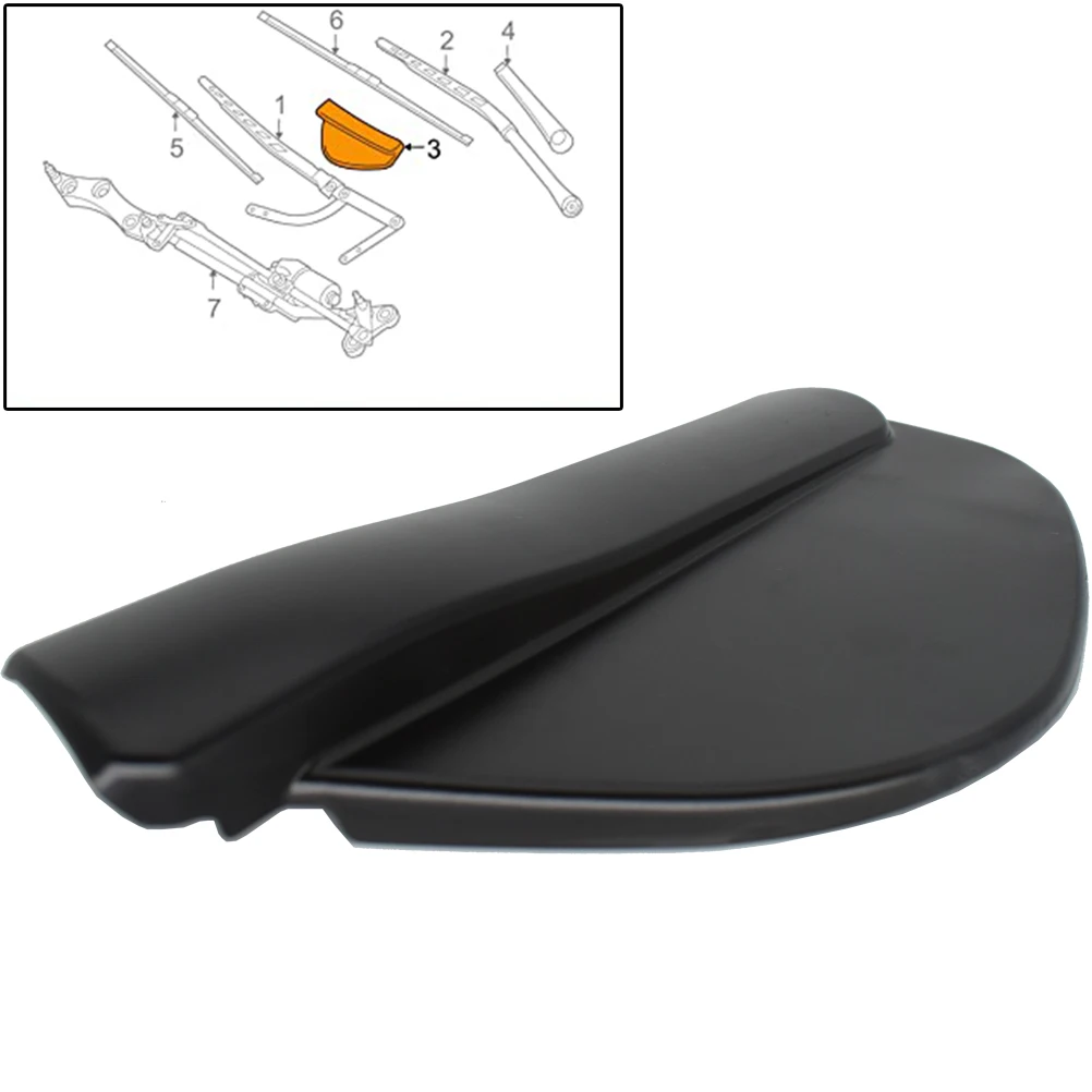 Front Windshield Drivers Wiper Arm Cap Cover For BMW 5 6 Series E60 E61 E63 E64 2003-2010 OE# 61617035103 Car Accessories