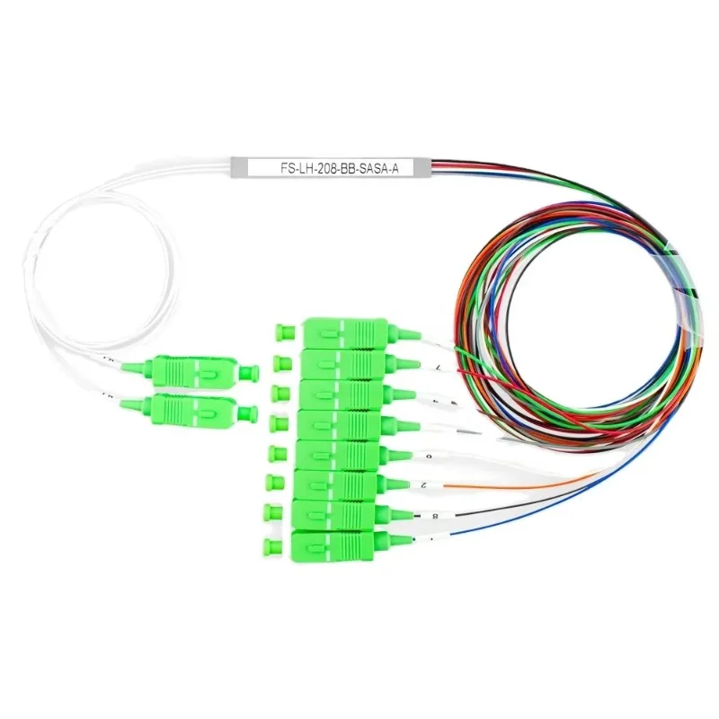 Mini PLC Fiber Splitter G657A 1x2 1x4 1x8 1x16 2x2 2x4 2x8 2x16 For FTTH FTTX PON Optical Network