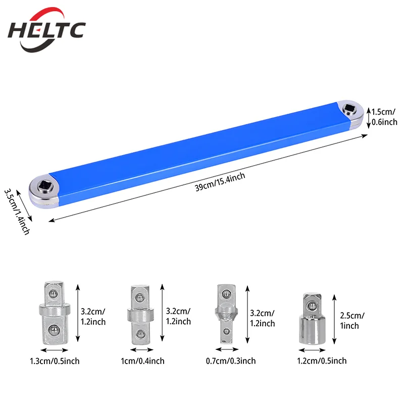 3/8 To 1/2 3/8 1/4 1/2 To 1/2 Impact Drive Ratchet Wrench Socket Adaptor Repair Hand Tool Socket Adapter Converter Reducer Set