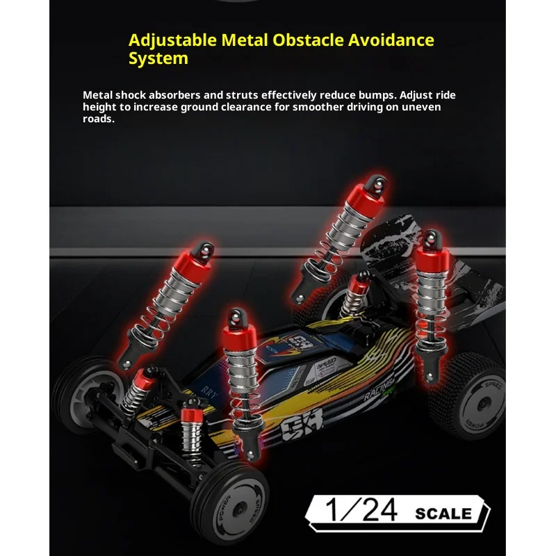 

Новые радиоуправляемые автомобили 1:24, полномасштабный двигатель Wltoys 244016, двигатель с угольной щеткой, высокоскоростная гоночная игрушка, двухколесный мальчик, Рождественский подарок