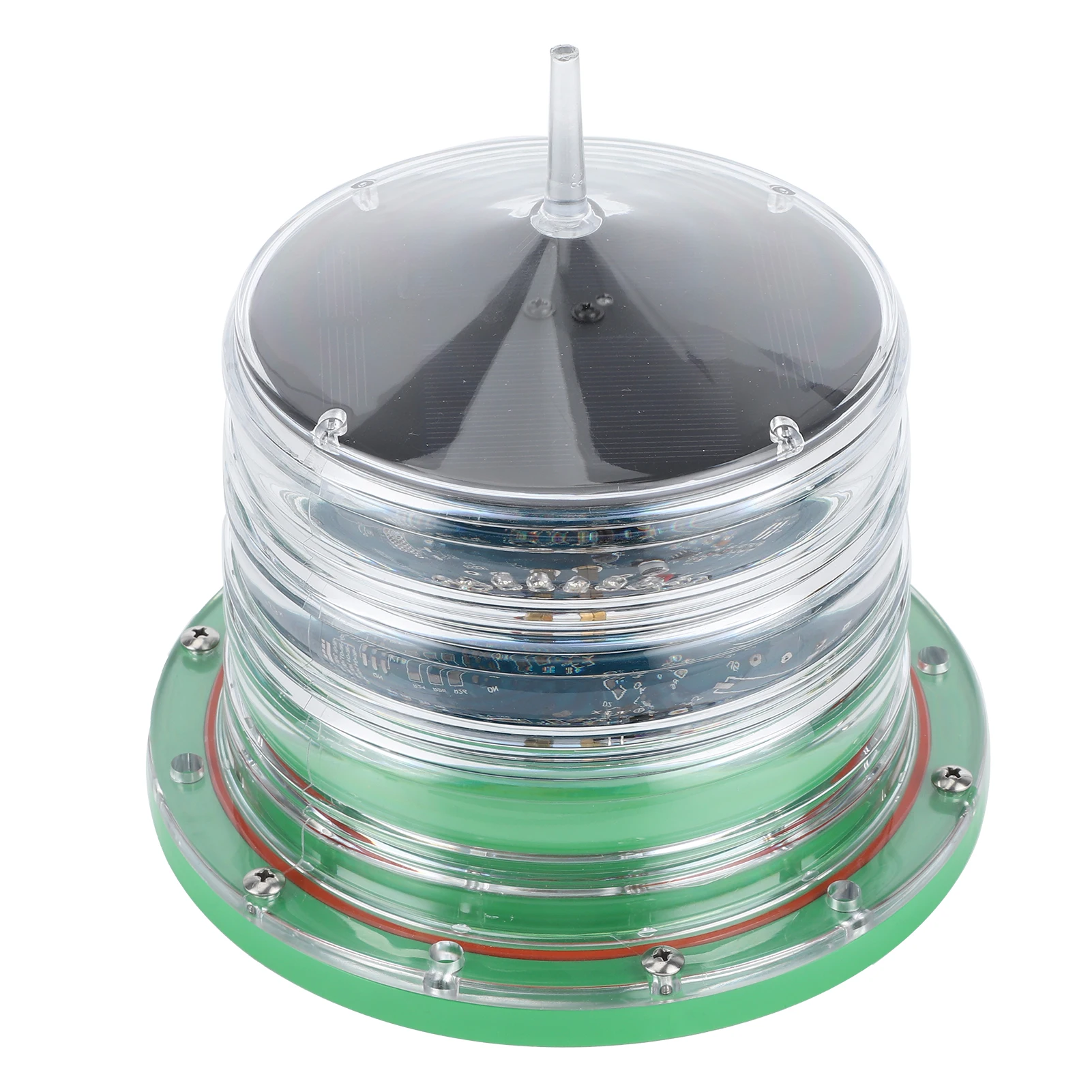 Ship Beacon Light Barge LED Navigation Flashing Floating Marine Boat Accessory Waterproof Solar Ship Light IP68 Waterproof Solar