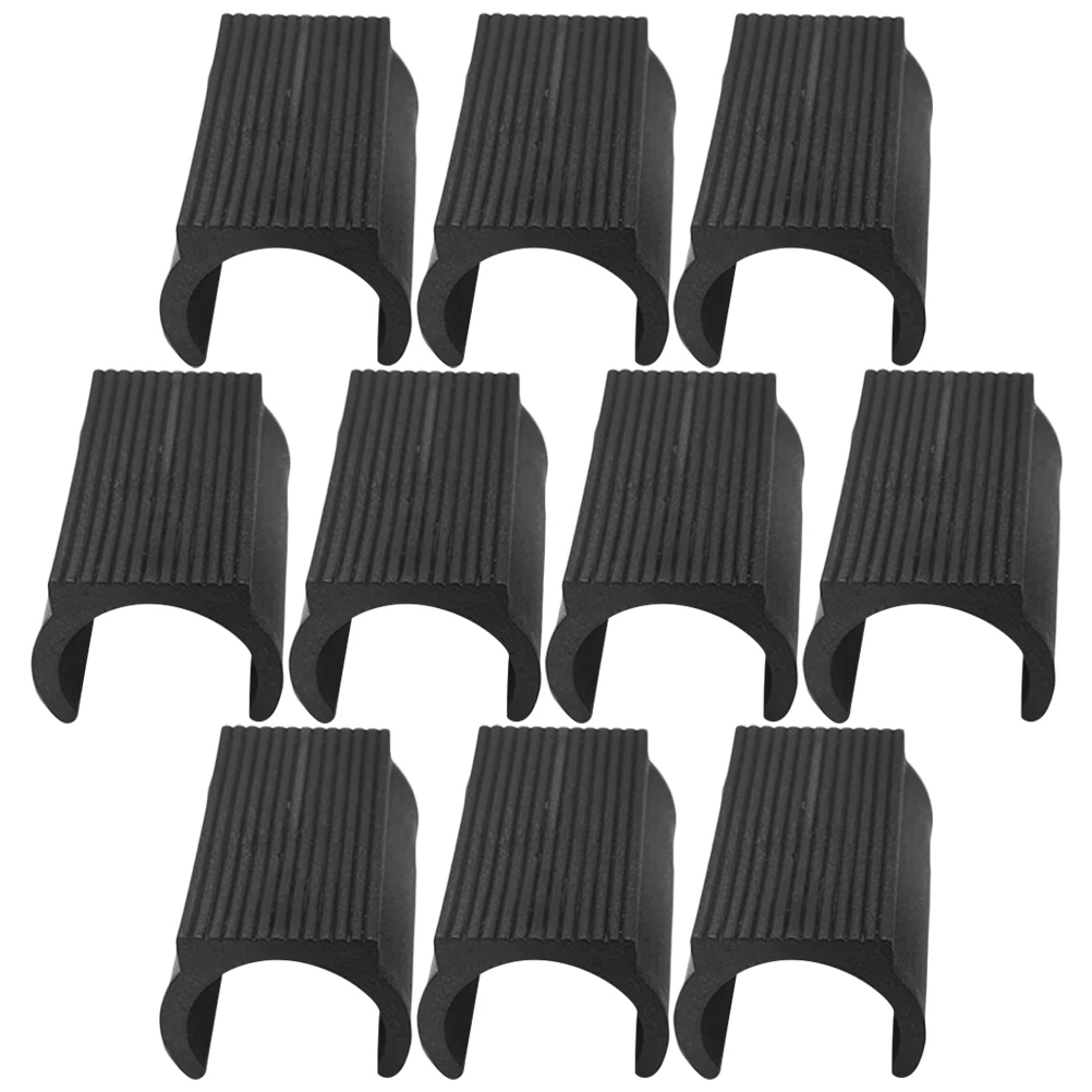 

10pcs 25mm Non Slip Chair Feet Covers Plastic Furniture Leg Protectors Floor Safeguard Anti Scratch Furniture Components