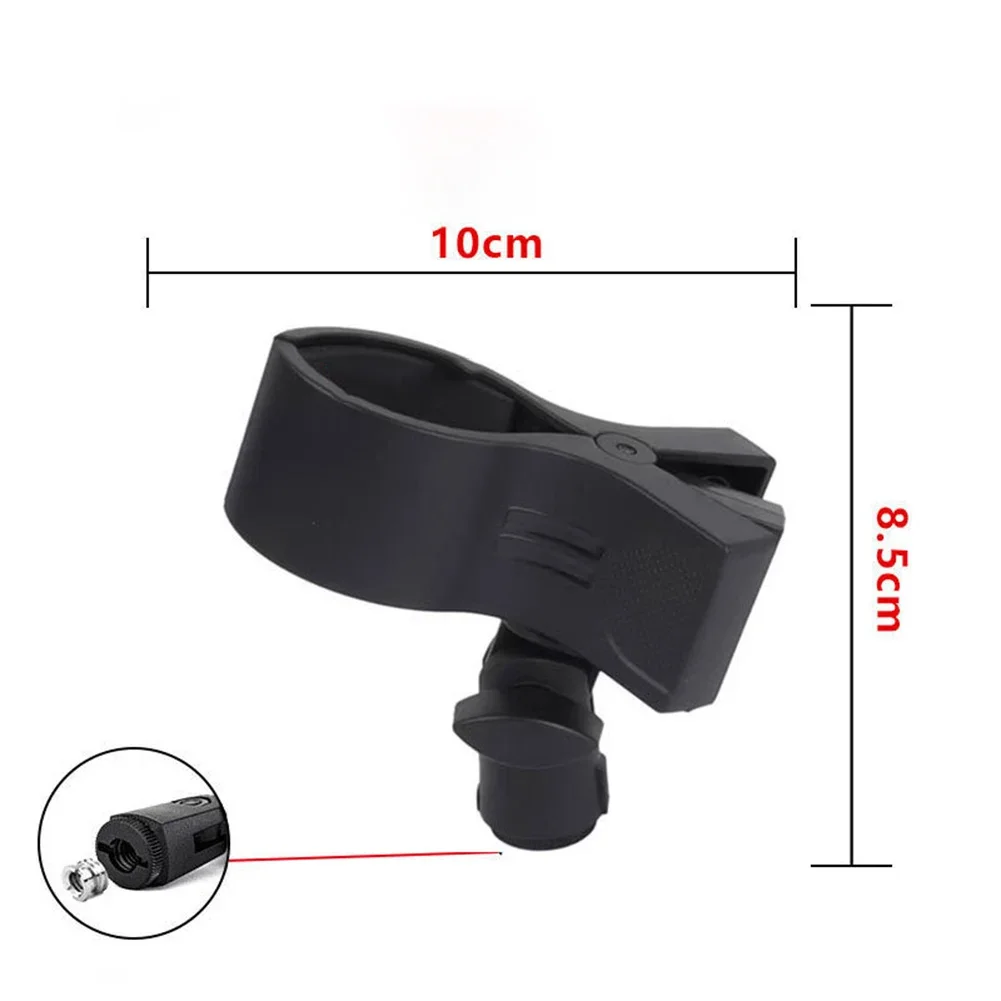 1pc Microphone Clip Clamp Holder With 3/8 Or 1/4 Adapter For 3.2-6.8CM Mic Break-resistant Professional Audio Accessories