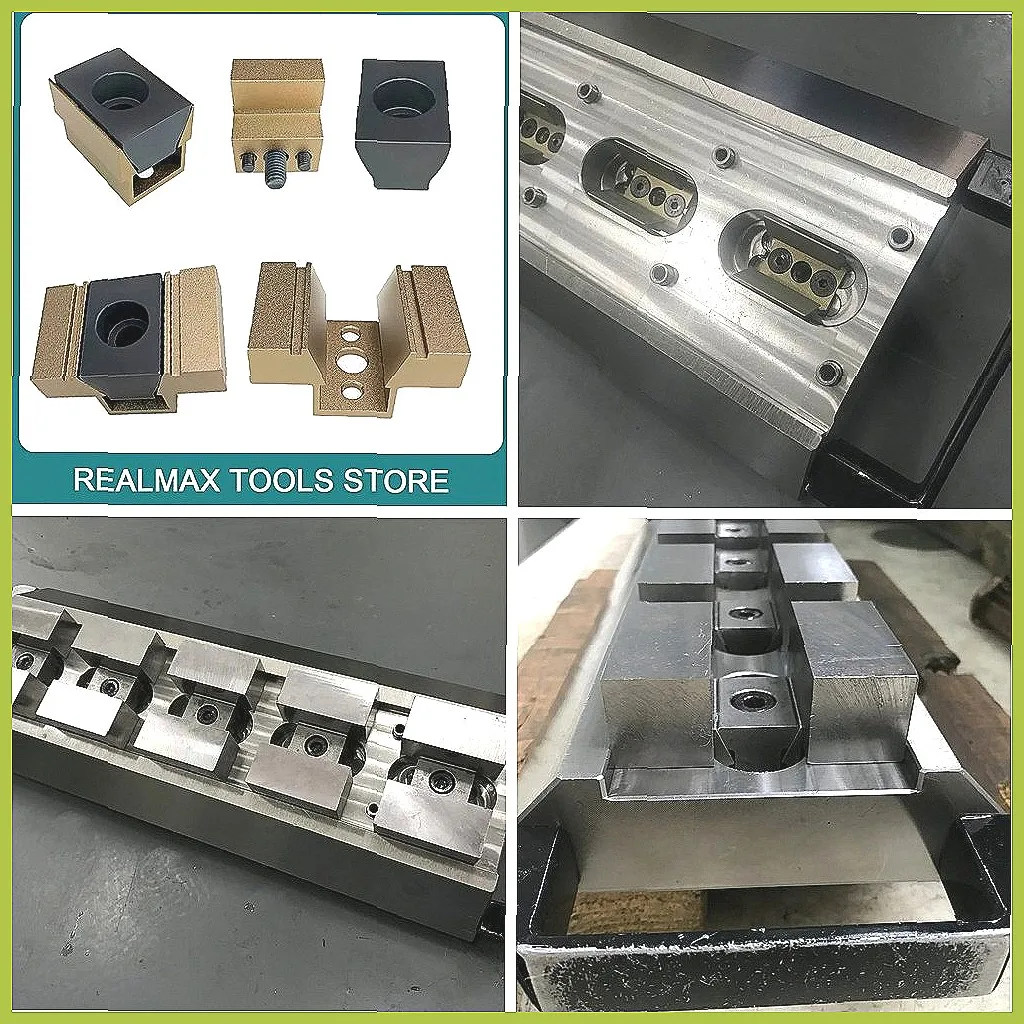 

OK Vise CNC Multi-Station Fixture, Station Clamping Block, Aluminum Alloy Inner Support for Precision Batch Processing E06 E06L