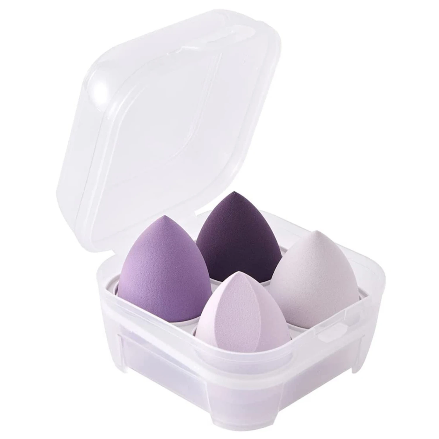 4pcs Makeup Sponge Set Empty eyeshadow pans Eyeliner silicone tool Eyeliner tool Eyeshadow palette Ear tape Shadow box Face tape