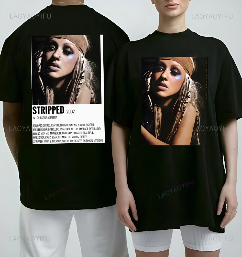 

Christina Aguilera - Classic Poster Fashion Graphic Print Top,Top Fashion Casual Everyday Streetwear,Suitable for Unisex T-shirt