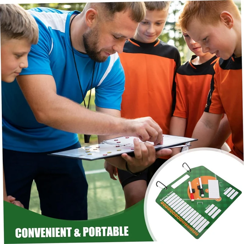 야구판 마그네틱 야구 라인업 보드, 소프트볼 야구 코칭 액세서리, 건조 지우기 마커 보드 쓰기