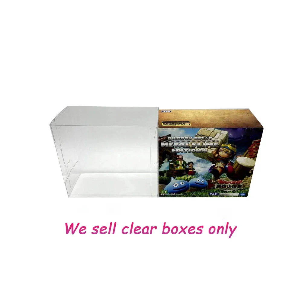 Transparent  Protective cover For PSV2000 For PS VITA 2000 dragon quest metal slime game limited edition console display box