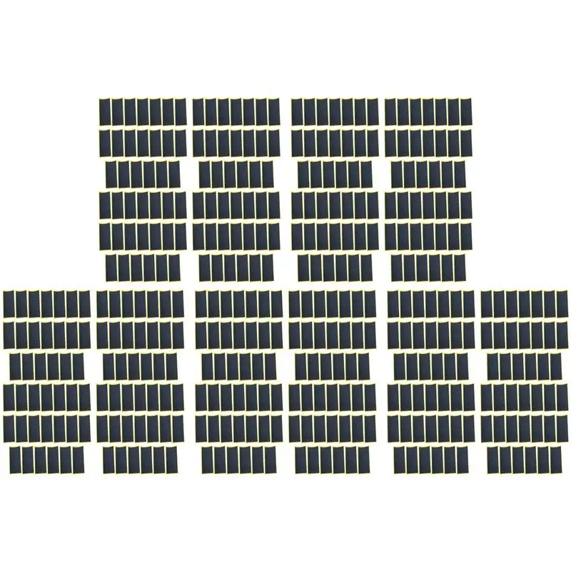 

ABKU-400 шт./лот, черные наклейки-ленты для фингерборда, необрезанные, из черной пенной пены, 38 мм x 110 мм