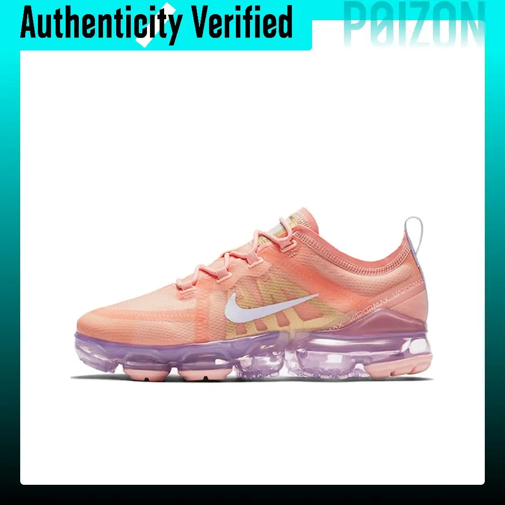 Nike VaporMax 2019, zapatillas de running con amortiguación y cámara de aire, de caña baja, para mujer, color rosa, AR6632-603