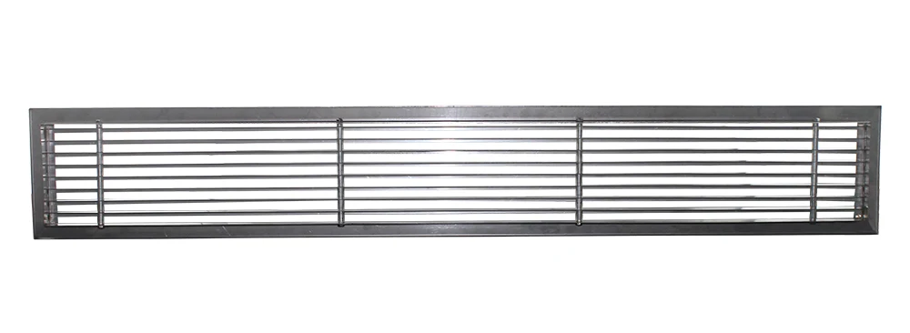 Rectangular ceiling air conditioner stainless steel linear grille diffuser