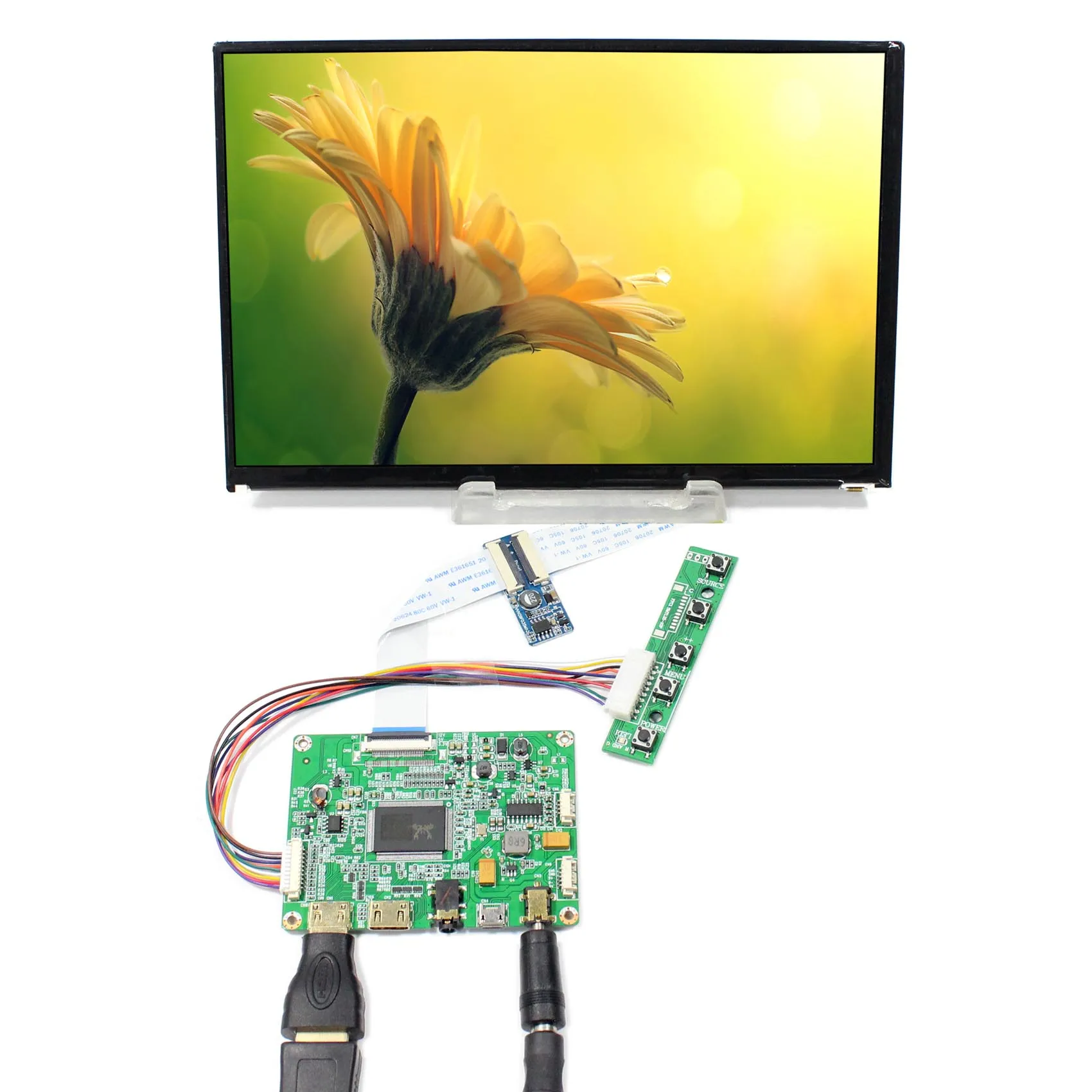 Mini HD MI LCD Controller Board 8.9in VVX09F035M10 1920x1200 IPS LCD Screen