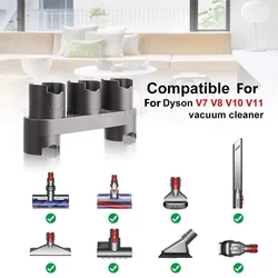 1/2Pcs for Dyson V7 V8 V10 V11 V12 V15 Wall Mounted Storage Rack Vacuum Cleaner Hanger Brush Hanger Bracket Nozzle Bracket Parts