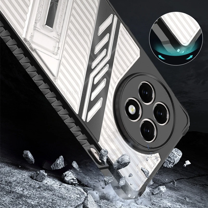 حافظة غير مرئية مضادة للصدمات لهاتف OnePlus Ace 5 Pro 3 2V غطاء حماية مدرع عالي التحمل لهاتف Oneplus 13T 13S 12R #4