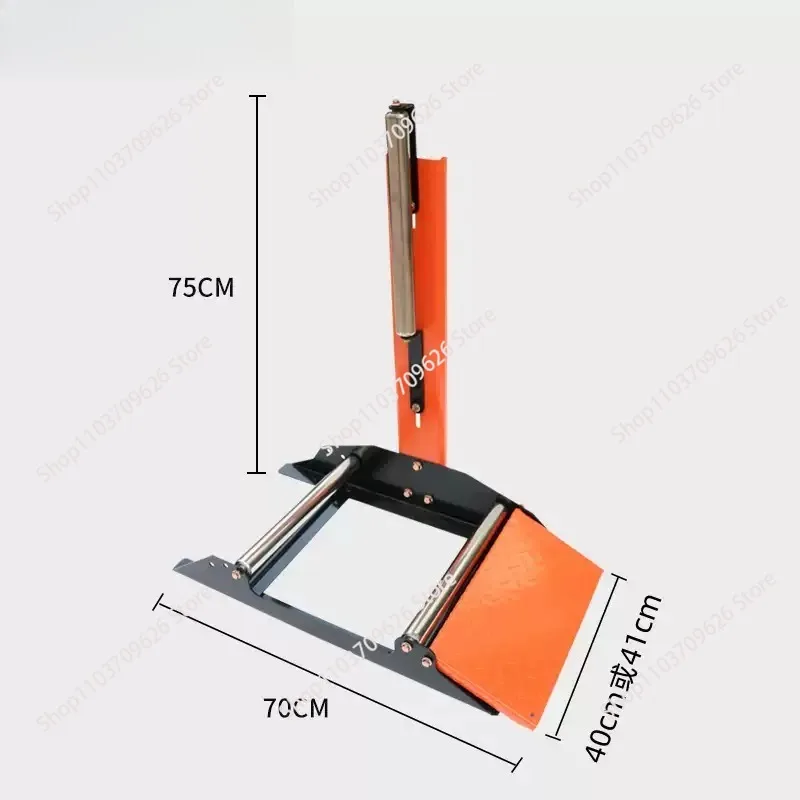 Special Wheel Hub Cleaning Bracket for Car Wash Shop, Thickened Rolled Steel Strip Tire Cleaning Rack