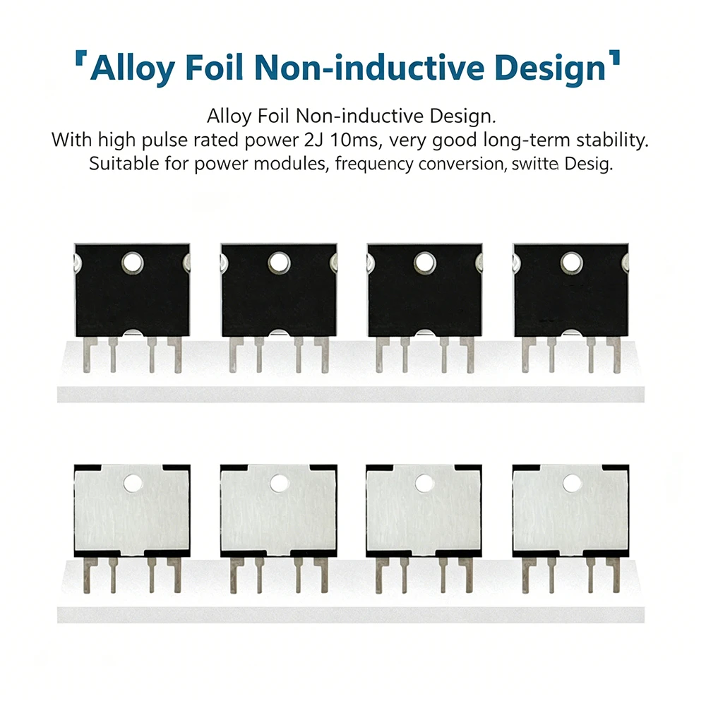 PBA High Precision Current Sensing 4Pin DBS Device Sampling Resistor 0.01 0.05 0.02 0.5 0.1 1 Ohm 0.5% Tolerance Shunt Resistor