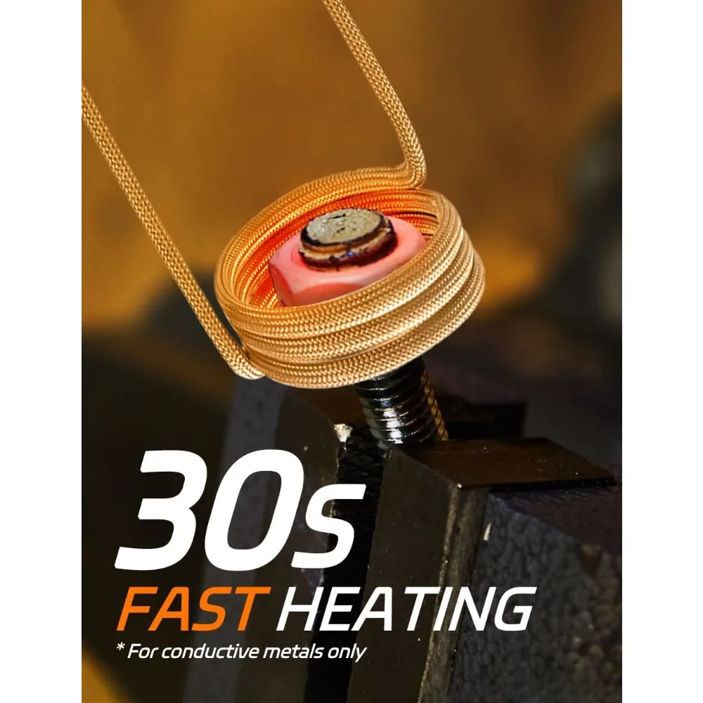 Magnetic Induction Heater Kit 1100W    Rusty Bolt Removal Tool with 3 Coils Nut Buster HVAC