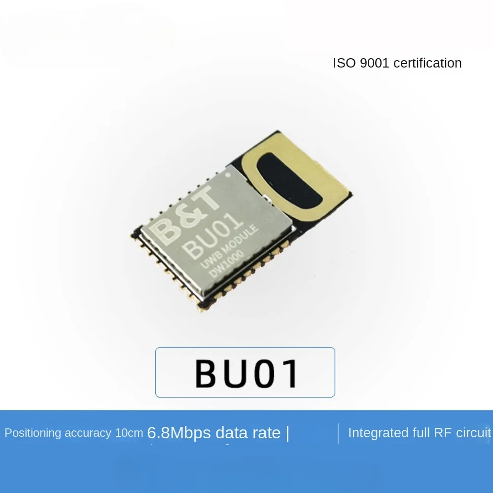 

100% Original UWB Indoor Positioning Module Tag+base Station Ultra-wideband Short-range High-precision Ranging Module BU01