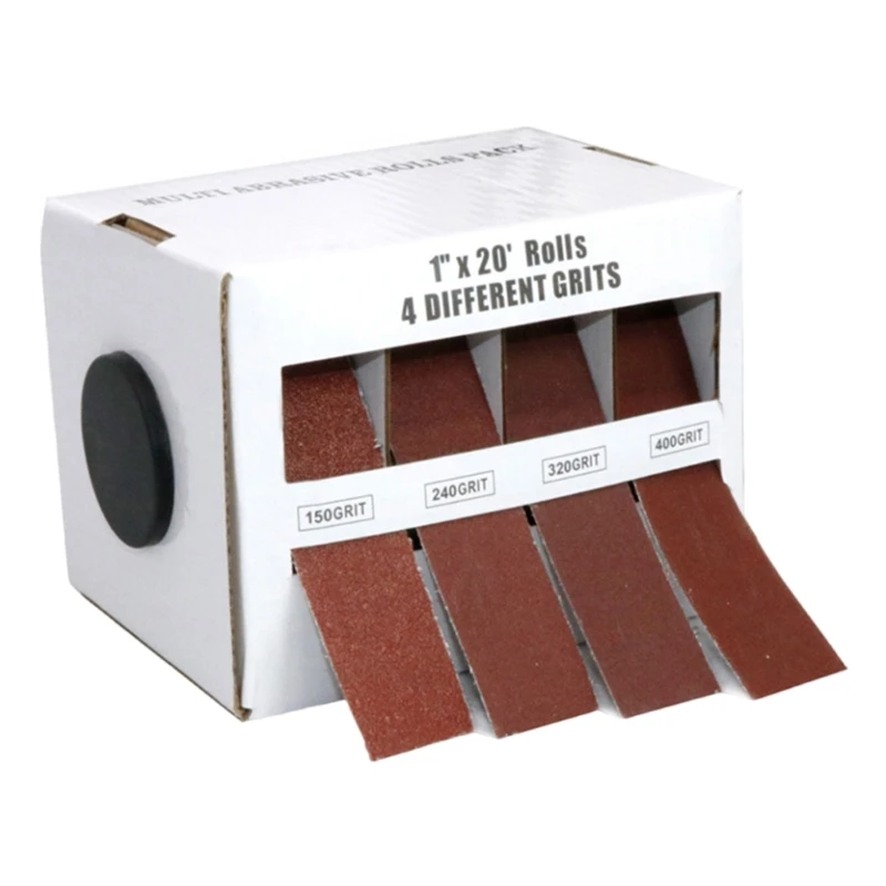 Emery Cloth Roll, 4/5/6 Grits на песочной бумаге с дозатором, 80 150 240 320 400 600 Грит Ассортимент наждачной бумаги