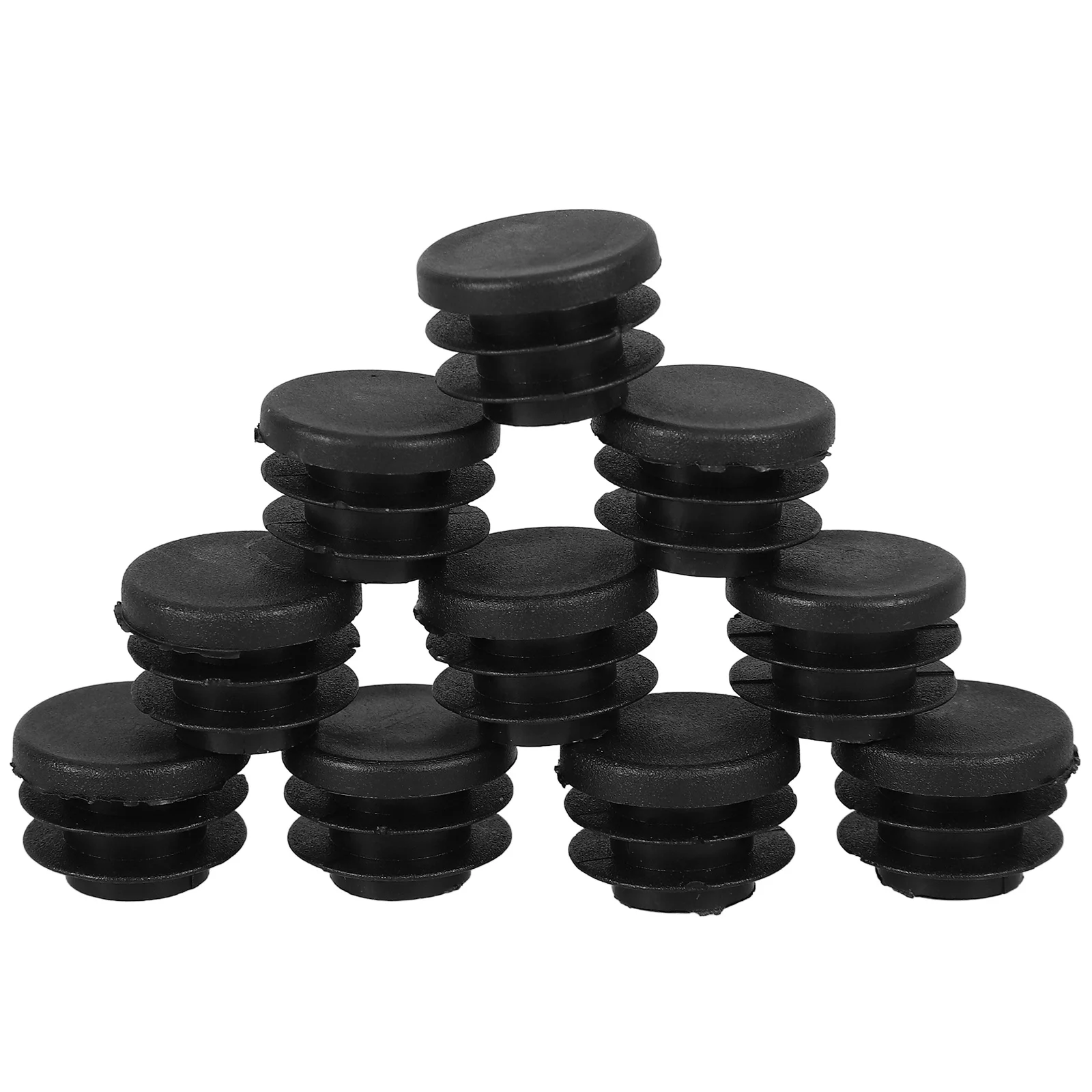 

10 Pcs Mountain Bike End Plugs off Road Accessories Handlebar Grip Stoppers Child Black Ends