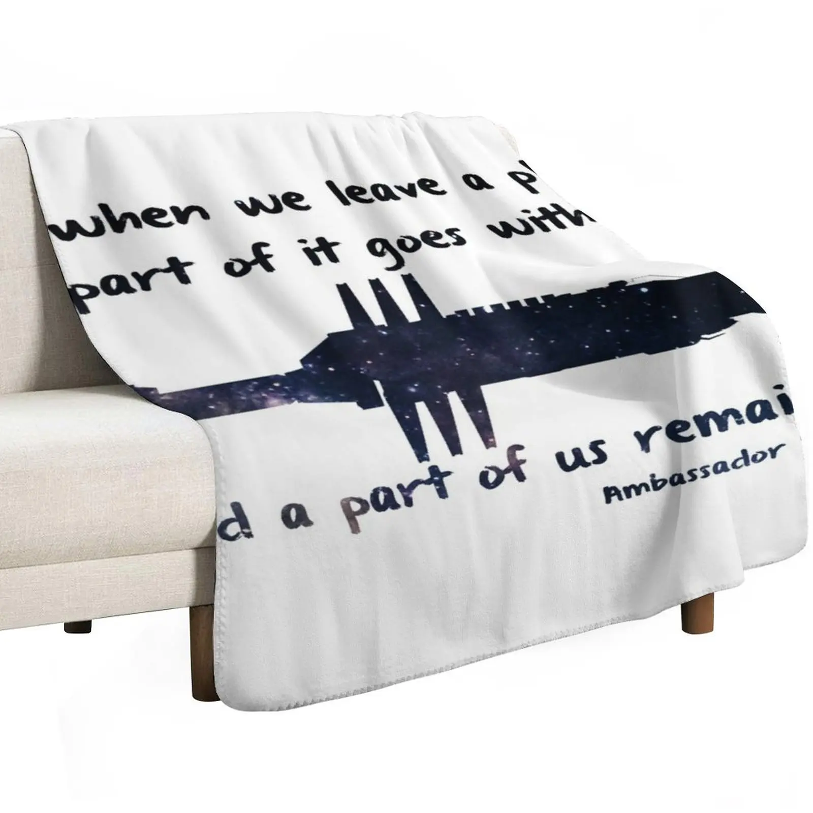 When we leave a place Throw Blanket Retros Plaid Thin for winter Summer Personalized Gift Blankets