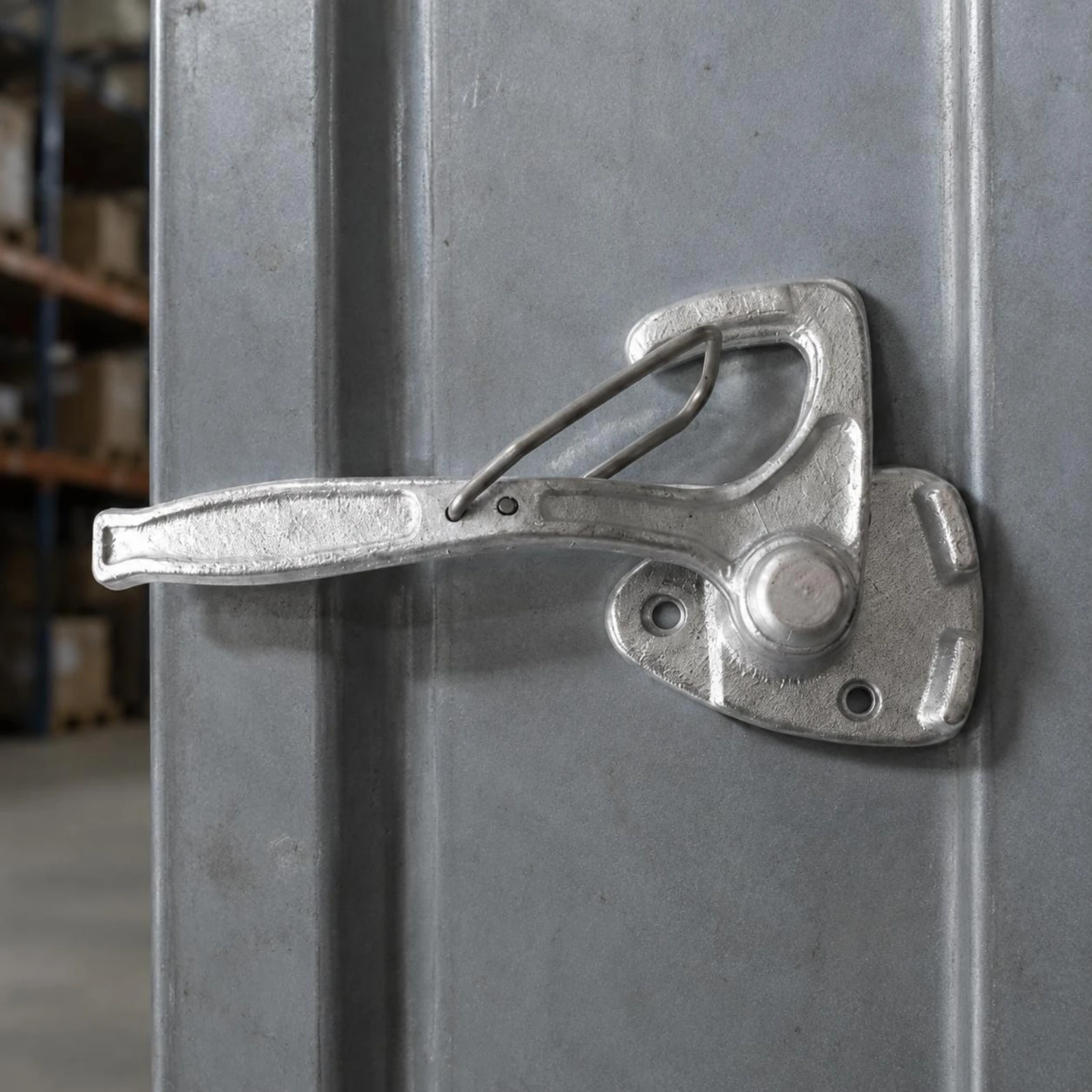 

2 Pieces Hauling Latch Handle Lockable Cast Steel Latch Hauling Door Handle Weather Protection Vehicle Hardware