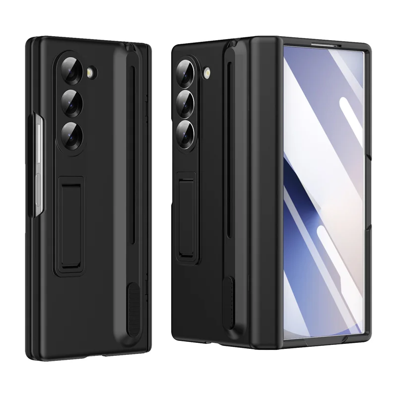 

For Samsung Galaxy Z Fold 6 5 4 3 5G Touch Pen Retractable Pen Slot Bracket Phone Case Screen Protector Shockproof Protect Cover