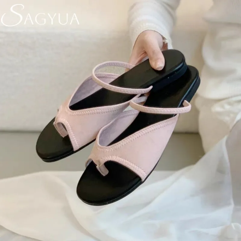 

Fashion Soft Sole Flip Flops Women Slippers Flats Sandals Casual Shoes Woman 2025 Trend Elegant Dress Summer Clip Toe Slides