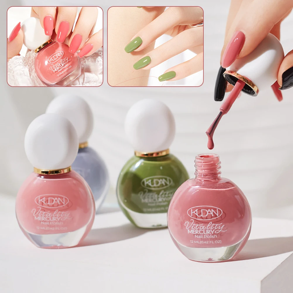 

12 мл Снимаемый лак для ногтей на водной основе, быстросохнущий за 60 секунд, осенне-зимние цвета, высокий блеск, для DIY маникюра