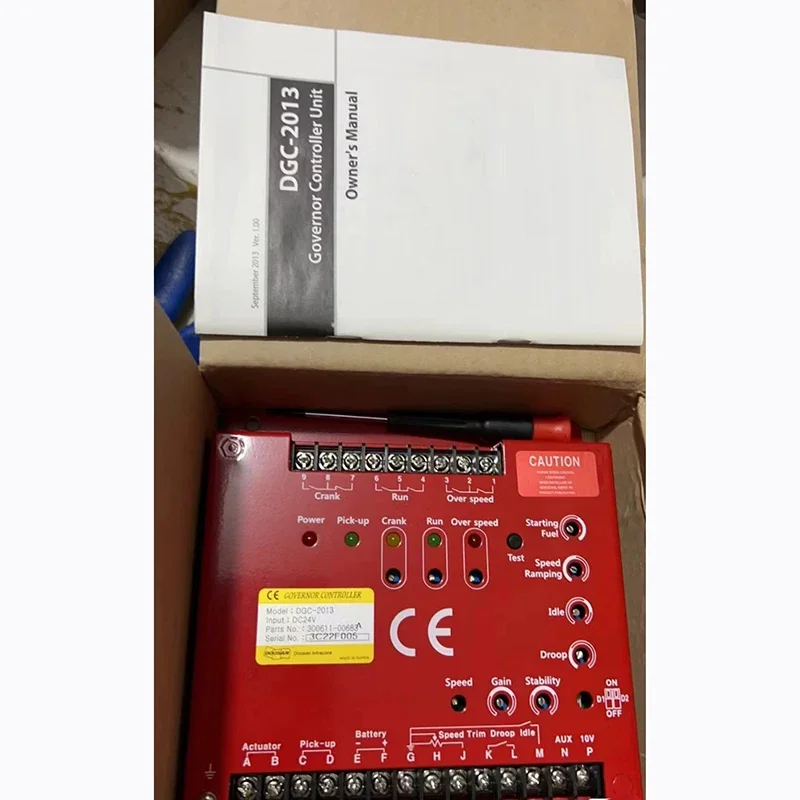 DGC-2013 Generator Speed Controller 300611 -00683 Red Speed Governor Diesel Engine Speed Control Board