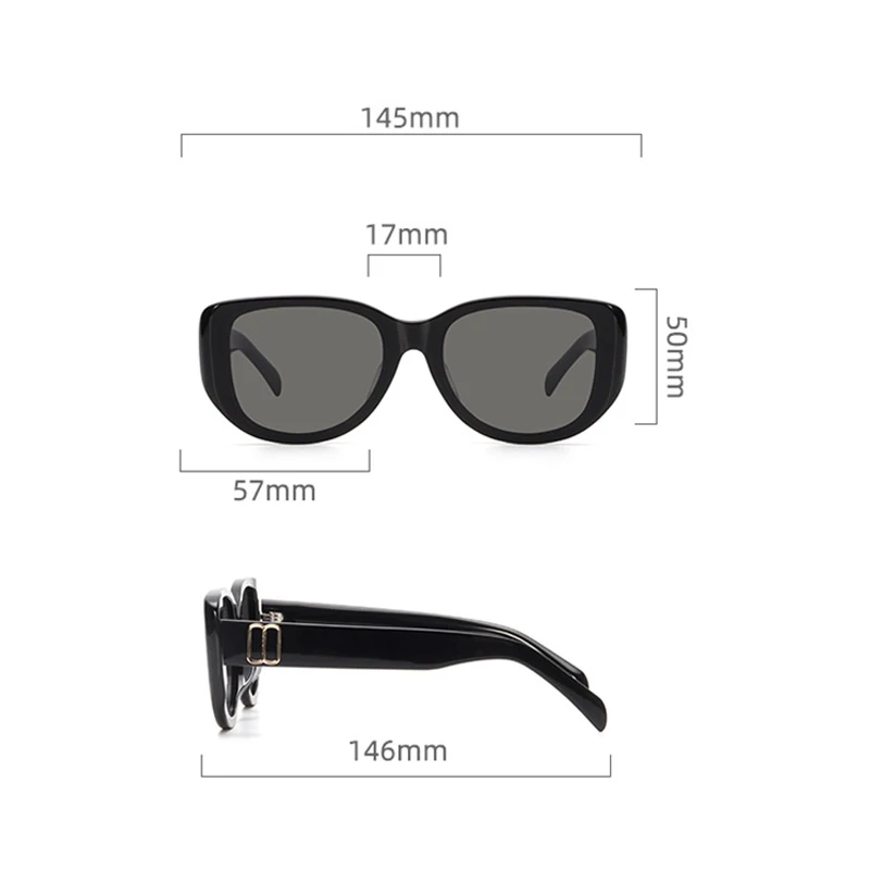 Occhiali da sole moda Donna Vintage Brand Cat's Eye Occhiali da sole Uomo Shades Occhiali Montatura in acetato UV400 Gafas De Sol Alta qualità