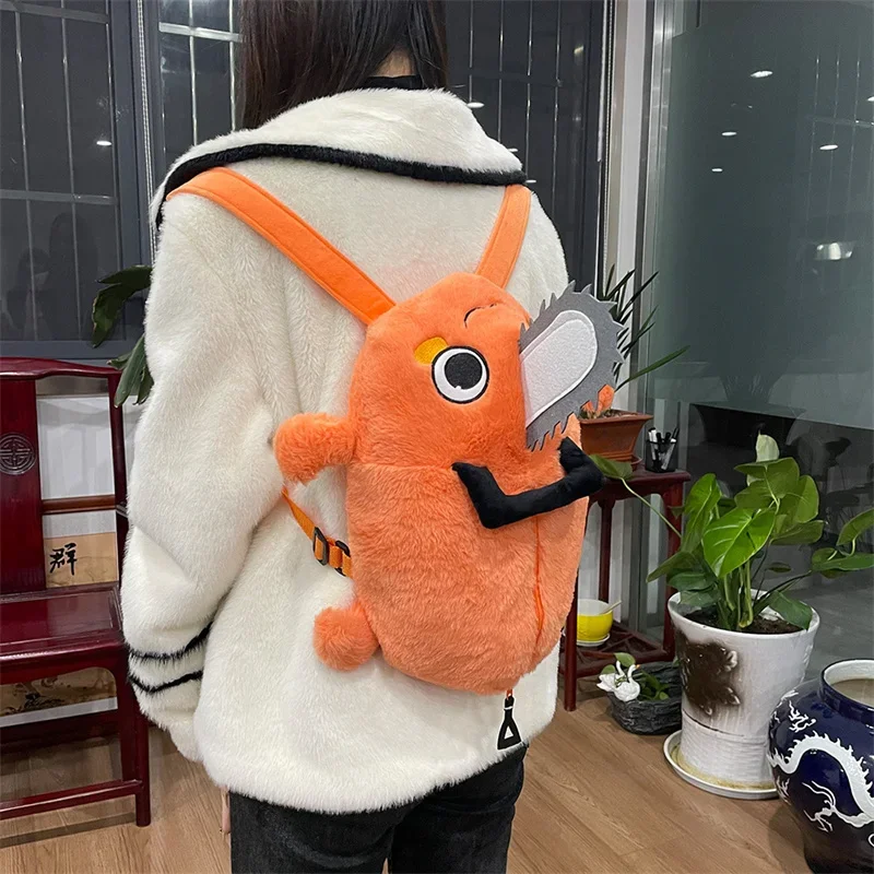 Anime chainsaw man pochita plush bag backpacks chainpokemon anime plush My Melody Anime Cosplay