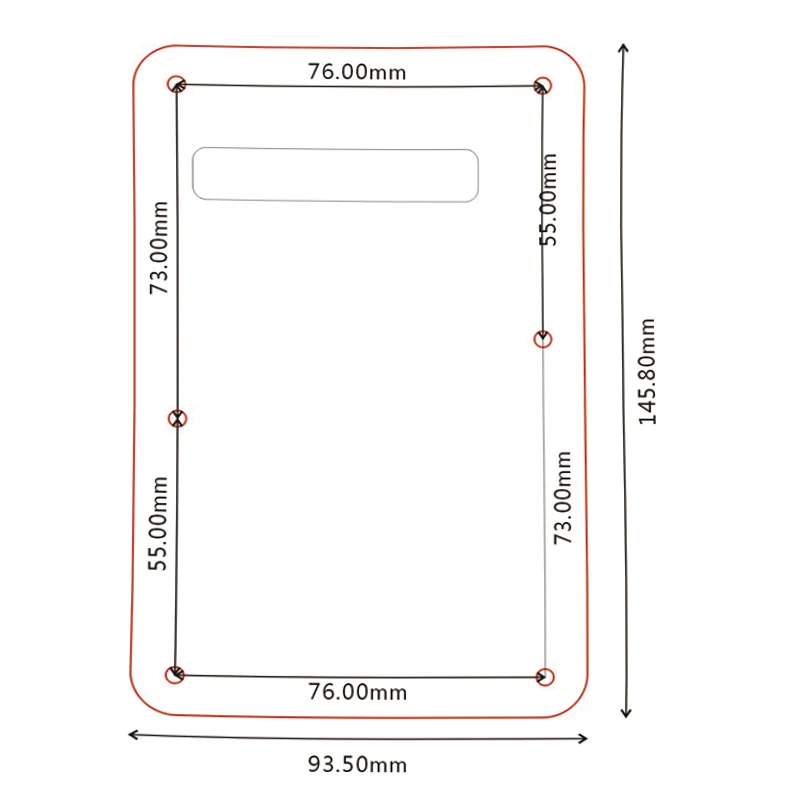 Xinyue Custom Guitar Parts - For US 6 Hole Screws Strat Guitar Tremolo Cover Strat Back Plate Guitar Pickguard Scratch Plate