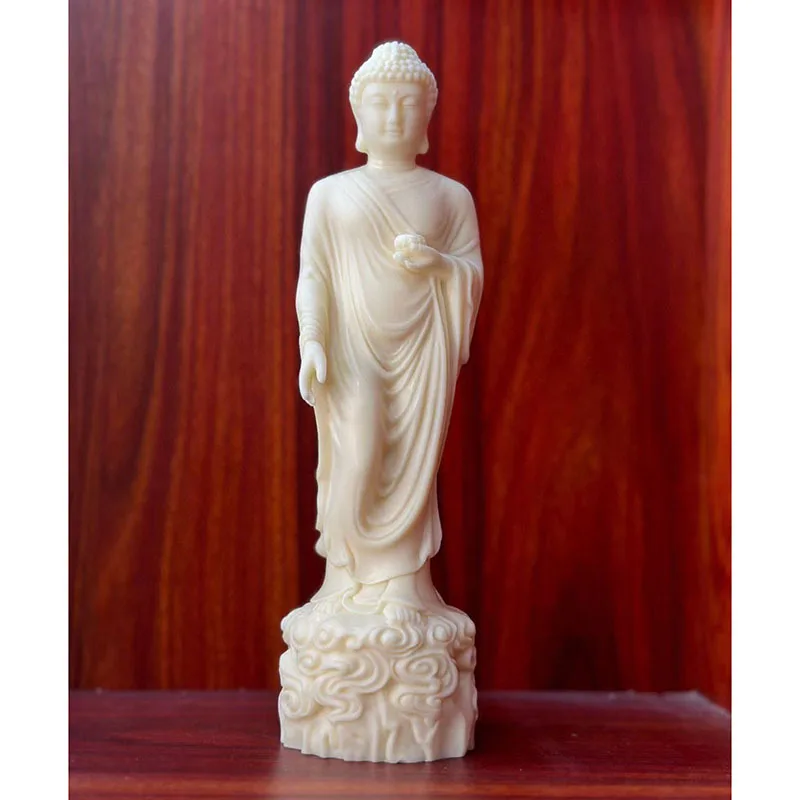 

Ivory Nut Amitabha Buddha Mahāvairocana Decoration Home Living Room Safe Buddha Statue Crafts Buddha Gift