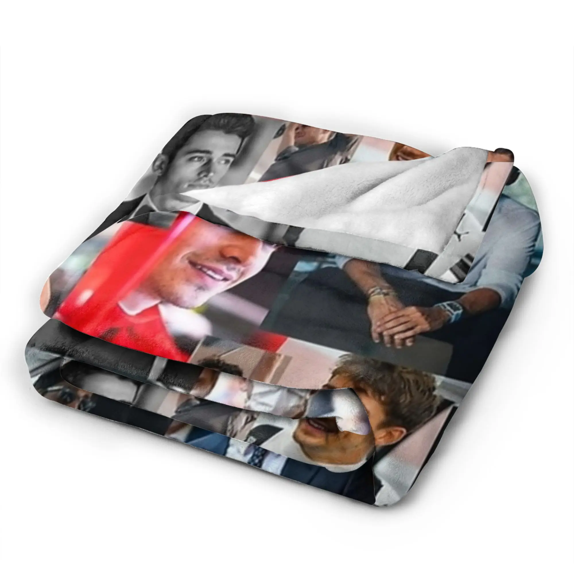 モト・チャールズ・モーターサイクル・レーシング16ブランケット・シャルル・ルクレール・ファジー・オーサム・ウォーム・スローブランケット・寝具・ラウンジ・サマー用