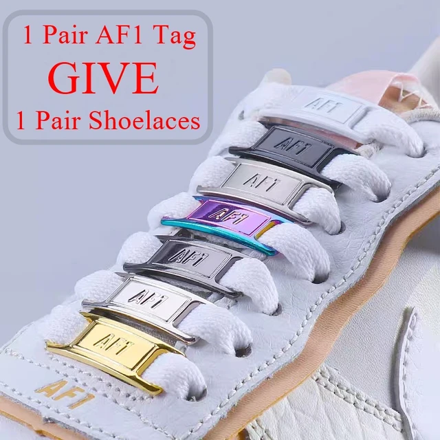Air force one metal lace lock best sale