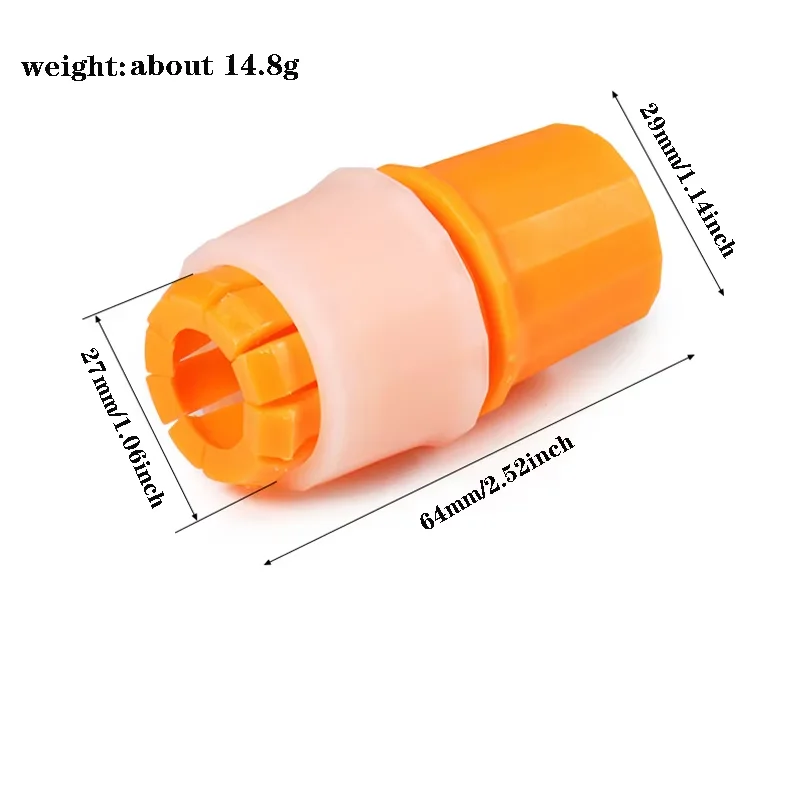 Multifunctional Faucet Connector for Car Garden Hose Household Hard Pipe to Cauliflower Water Pipe with Wire Removal